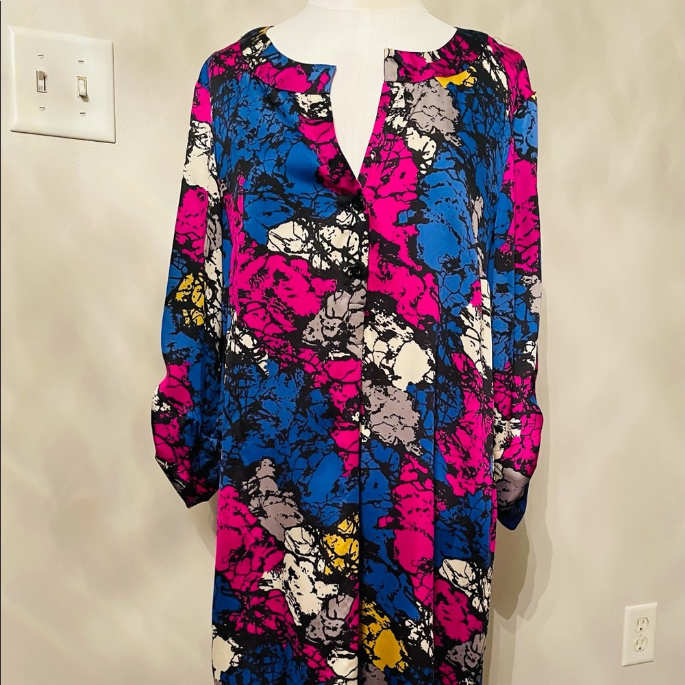 Evan Picone long sleeve dress